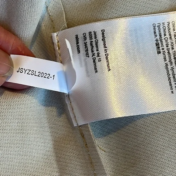 NWT RAINS String W Jacket In Neturals Size Large $140 - Picture 13 of 13